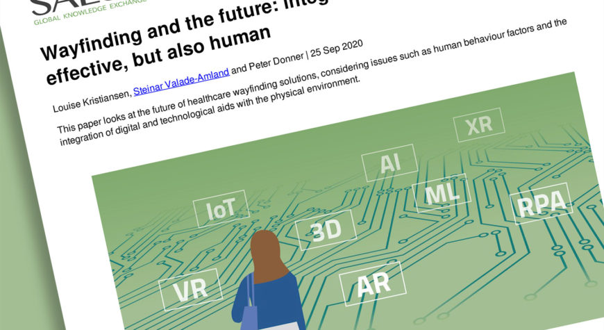 Frontpage of the article “wayfinding and the future”.