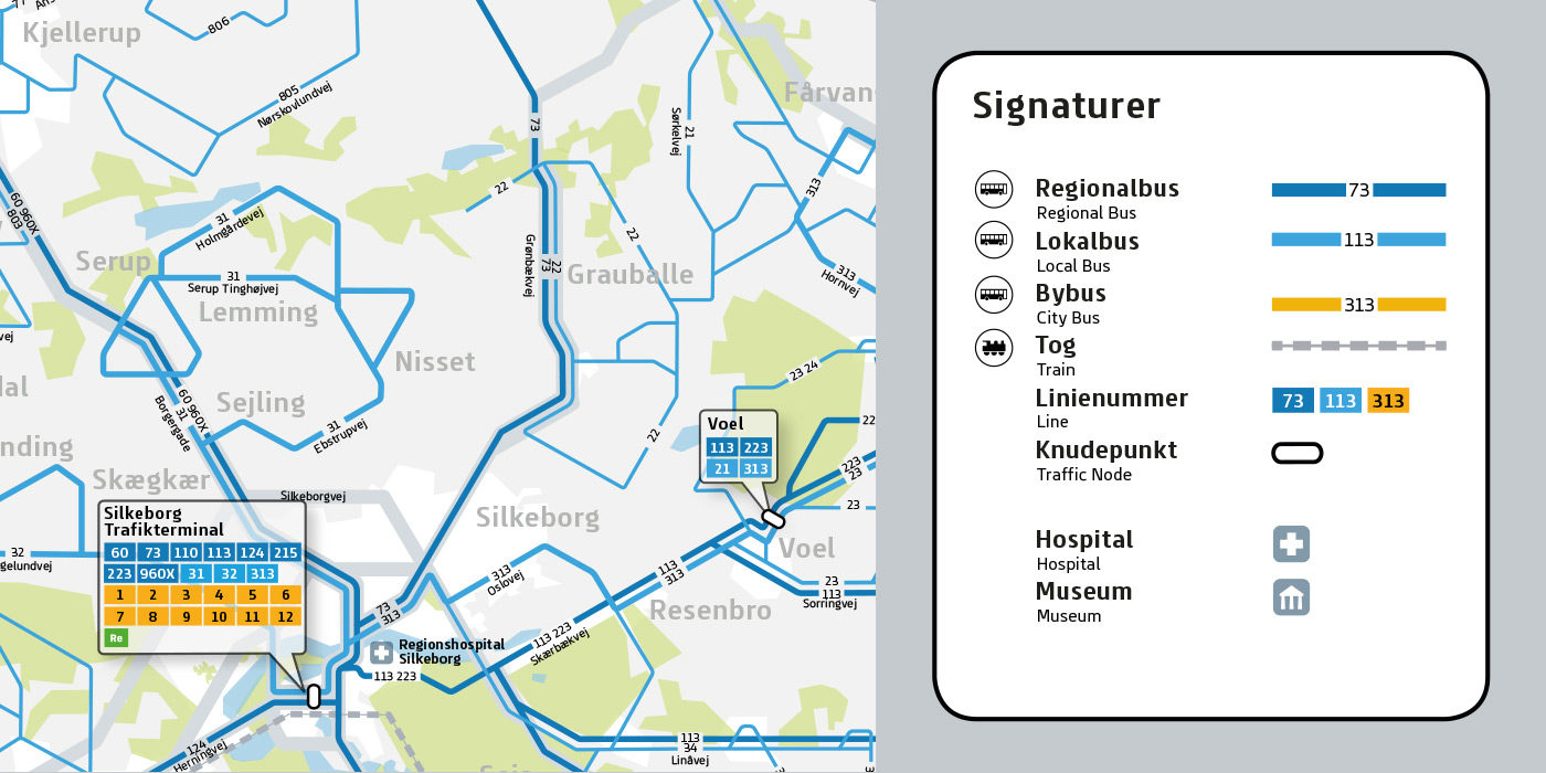 Signatures designed for Midttrafik 2021