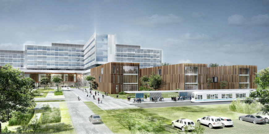Rendering of the New Aalborg University Hospital